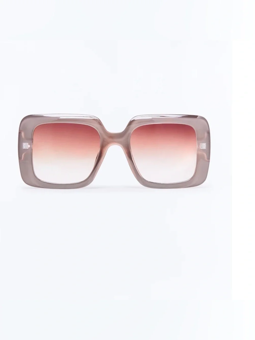 ✨Stylish Oversized Square Sunglasses - Taupe/brown